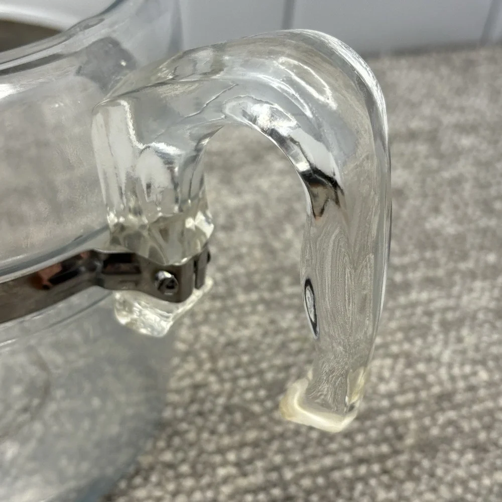 Pyrex VTG Glass Coffee Pot Stainless Steel Trim Acrylic Handle‎ 9 Cup 7759 - Picture 14 of 16